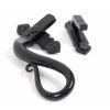 Black Locking Shepherd's Crook Fastener - LH