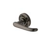 Heritage Brass Door Handle Lever on Rose Windsor Design Matt Bronze Finish