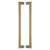 Heritage Brass Back to Back Door Pull Handle Apollo Design 460mm Satin Brass Finish