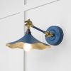 Smooth Brass Flora Wall Light in Upstream