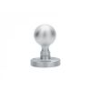 Victorian Ball Mortice Knob - Satin Chrome