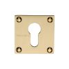 Heritage Brass Euro Profile Cylinder Escutcheon Satin Brass finish