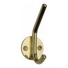 Heritage Brass Hat & Coat Hook Polished Brass finish