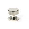 Polished Nickel Brompton Mortice/Rim Knob Set (Beehive)