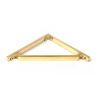 Polished Brass Barton Shelf Bracket (150mm x 150mm)