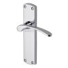 Sorrento Door Handle Lever Latch Luca Design Polished Chrome finish