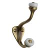 Heritage Brass Hat & Coat Hook Antique Brass Finish