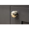 Polished Nickel Beehive Cabinet Knob 30mm