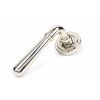 Polished Nickel Newbury Lever on Rose Set (Art Deco) - U