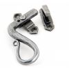 Pewter Locking Shepherd's Crook Fastener - LH