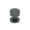 Matt Black Brompton Cabinet Knob - 25mm (Plain)