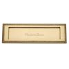 Heritage Brass Georgian Rope Letterplate 11" x 3 1/2" Polished Brass Finish