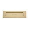 Heritage Brass Letterplate 12" x 4" Satin Brass finish