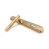 Aged Brass Art Deco Slimline Lever Espag. Lock Set