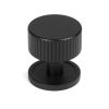 Matt Black Judd Cabinet Knob - 32mm (Plain)