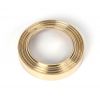 Polished Brass Round Euro Escutcheon (Beehive)