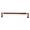 Heritage Brass Cabinet Pull Bauhaus Design 203mm CTC Satin Rose Gold Finish