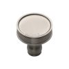 Heritage Brass Cabinet Knob Venetian Design 32mm Satin Nickel finish