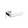 Tupai Rapido 5S Line Portel Lever Door Handle on 5mm Slimline Square Rose - Bright Polished Chrome