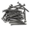 Pewter 10x2" Round Head Screws (25)