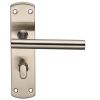 Steelworx Residential T Bar Lever On Wc Backplate - Satin Stainless Steel