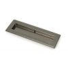 Pewter 175mm Art Deco Rectangular Pull