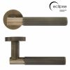 Eclipse 63245 - Linear Insignia Lever On Rose - Antique Bronze