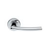 Serozzetta Dos Lever On Round Rose - Polished Chrome