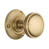 Heritage Brass Mortice Knob on Rose Richmond Design Satin Brass finish