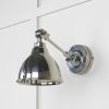 Smooth Nickel Brindley Wall Light