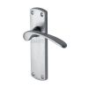 Sorrento Door Handle Lever Latch Luca Design Satin Chrome finish