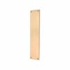 Victorian Finger Plate 300mm Satin Brass