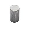 Knurled Knob - Polished Chrome