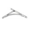 Satin Chrome Apperley Shelf Bracket (260mm x 200mm)