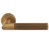 Serozzetta Trend Lines Lever On Rose  - Antique Brass