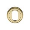 Heritage Brass Oval Profile Cylinder Escutcheon Satin Brass finish