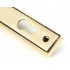 Aged Brass Hammered Newbury Slimline Espag. Lock Set