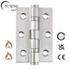 Eclipse 14852 - 76x51x2mm SSS Ball Bearing Hinge Grade 7 - (Pair) - Satin Stainless Steel