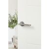 Forme Boston Lever Door Handle on Minimal Round Rose - Urban Graphite