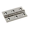 Double Phosphor  Washered Butt Hinge - Polished Nickel (Pair)