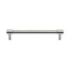 Heritage Brass Cabinet Pull Phoenix Design 160mm CTC Polished Nickel finish