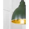 Smooth Brass Brindley Cluster Pendant in Heath