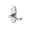 Project Hardware Door Handle Lever Latch Milton Short Design Satin Chrome finish