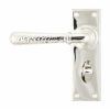 Polished Nickel Hammered Newbury Lever Bathroom Set