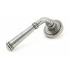 Pewter Regency Lever on Rose Set (Art Deco Rose) - Unsprung