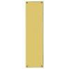 Finger Plate Flat Sheet - Polished Brass