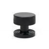 Black Brompton Mortice/Rim Knob Set (Beehive)