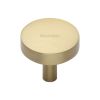 Heritage Brass Cabinet Knob Tayo Design 32mm Satin Brass finish