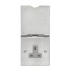 Eurolite Floor Sockets 2 Gang Floor Socket Satin Stainless Steel