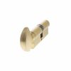 AGB 15 Pin Key to Turn Euro Cylinder 35-35mm (70mm) - Satin Brass